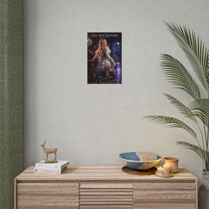 Lili Rochefort Poster, Tekken Wall Art, Gaming Print, Elegant Decor
