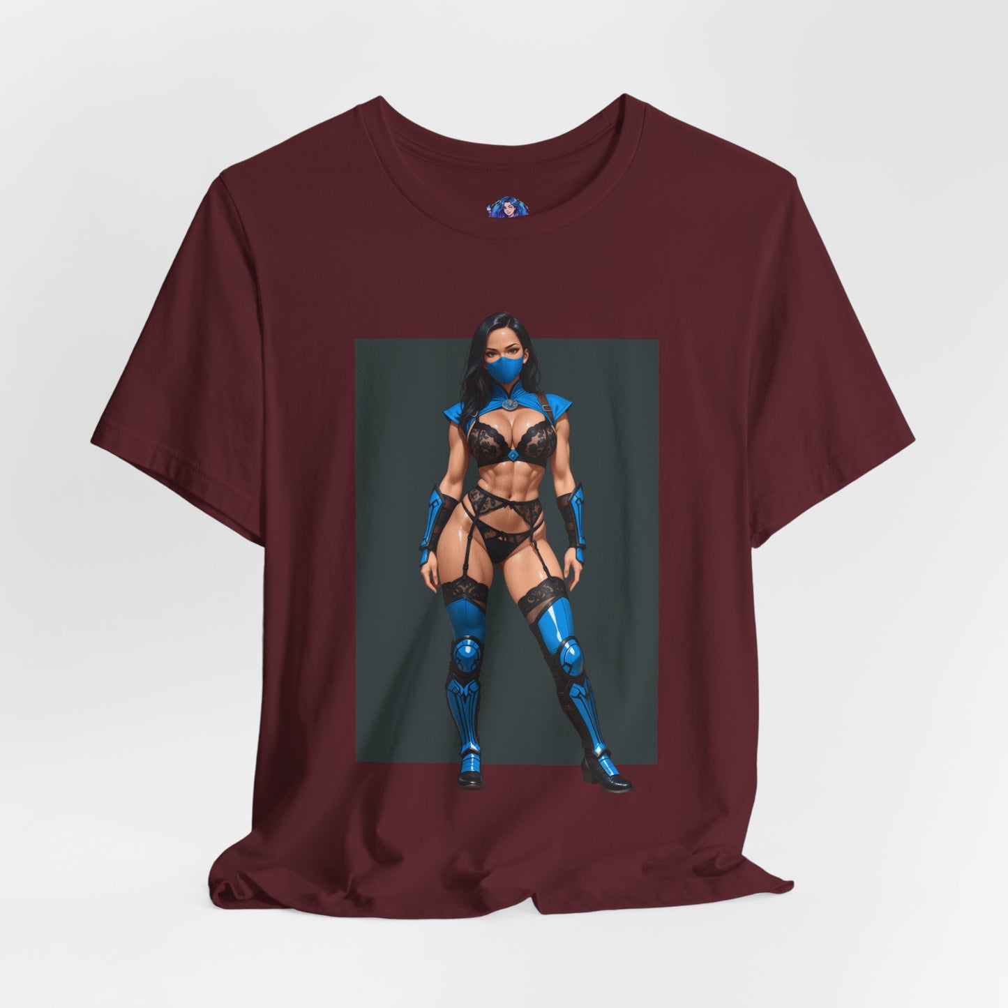 Kitana T-Shirt | Mortal Kombat Grafik-T-Shirt für Gamer &amp; Anime-Fans | Prinzessin Kriegerin Shirt