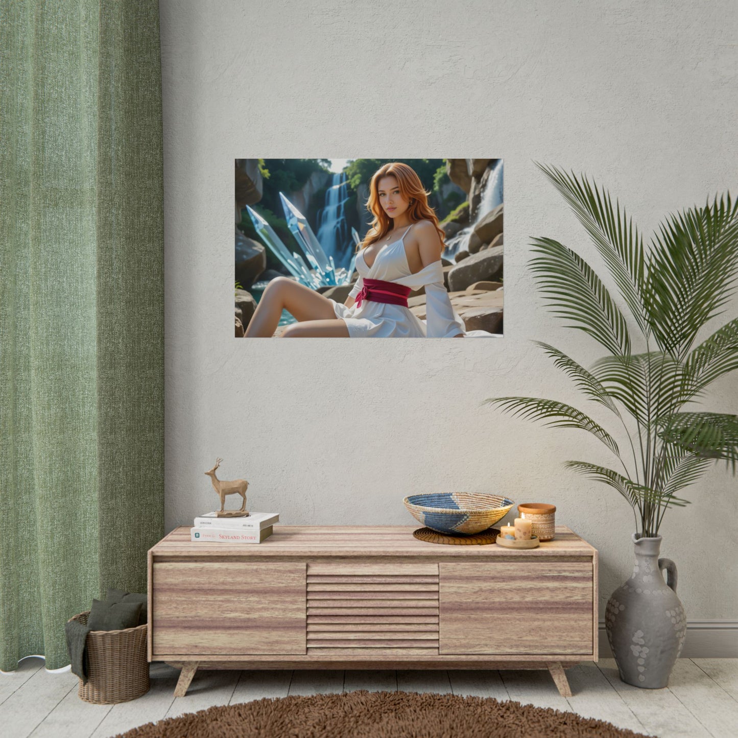 Настінний плакат Цунаде | Настінне мистецтво Хокаге Вайфу для кімнати з аніме