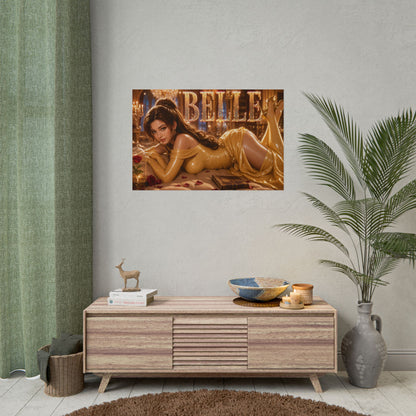 Fantasy Room Decor Belle Beauty and the Beast Poster Wall Art Character Print