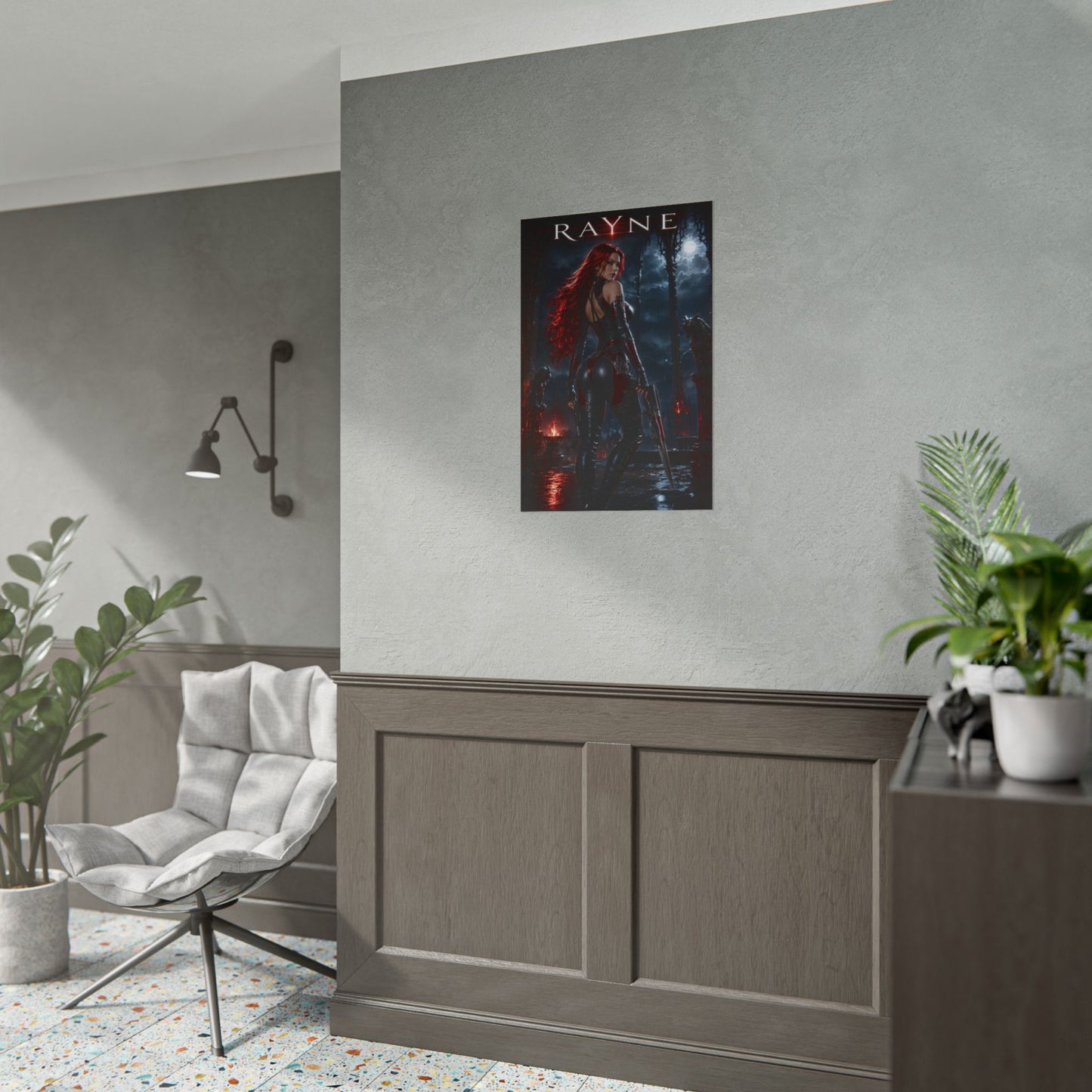 Rayne BloodRayne Gaming Poster Vampire Wall Art Print Decor