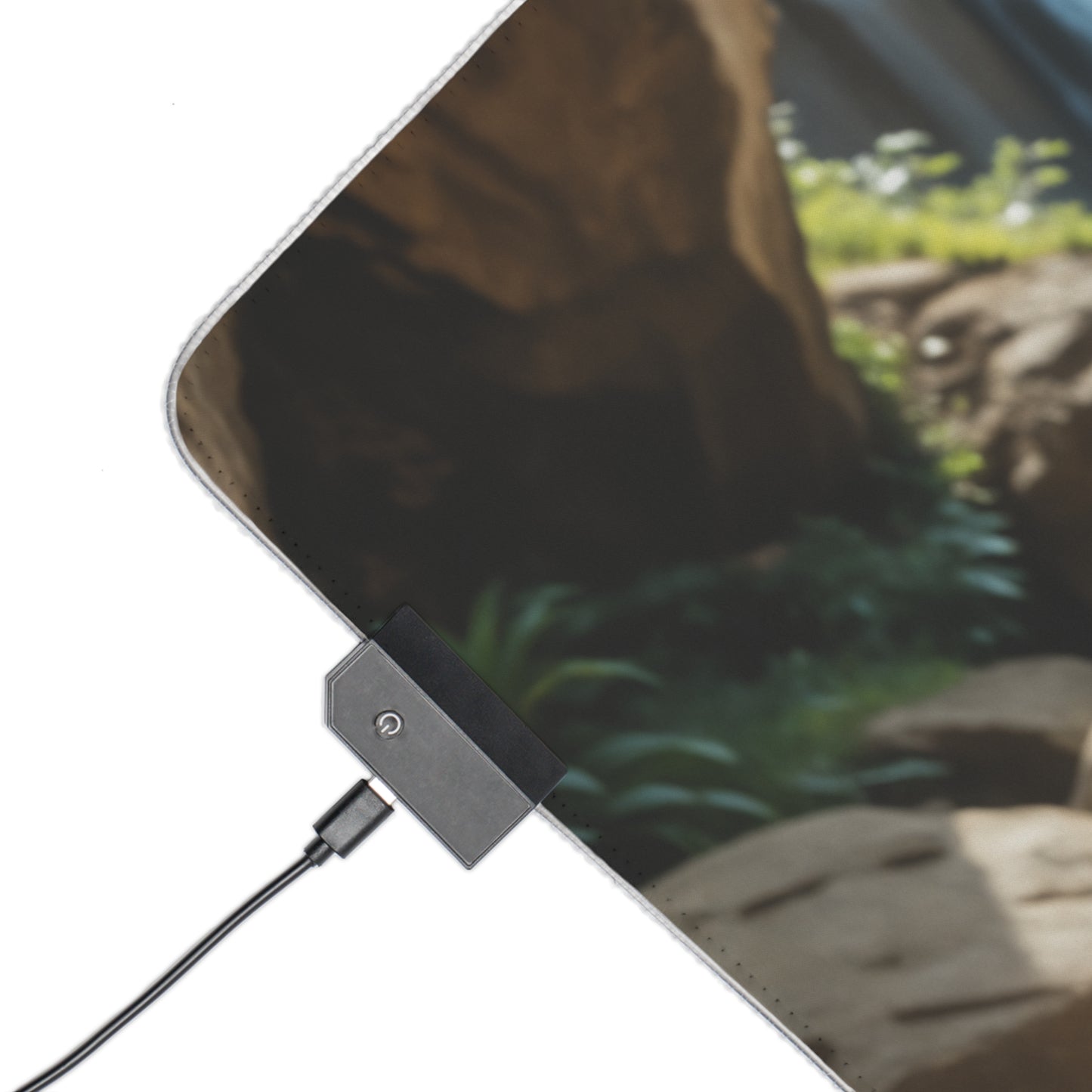 Килимок для столу Tsunade – світлодіодний RGB-підкладка, елегантна конфігурація дівчини з аніме Вайфу