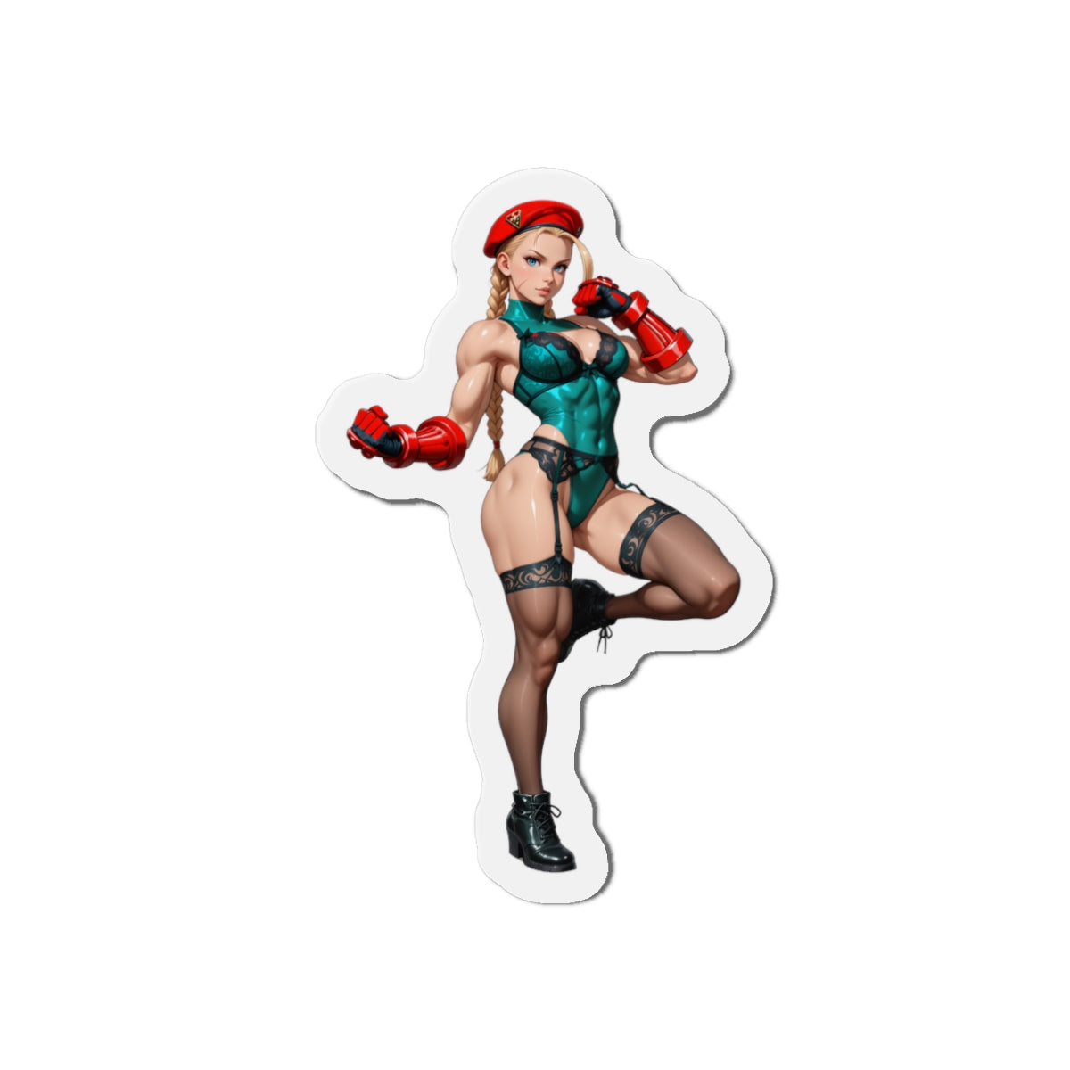 Cammy White Magnet – Street Fighter Kühlschrankmagnet, Anime-Kämpferin-Deko