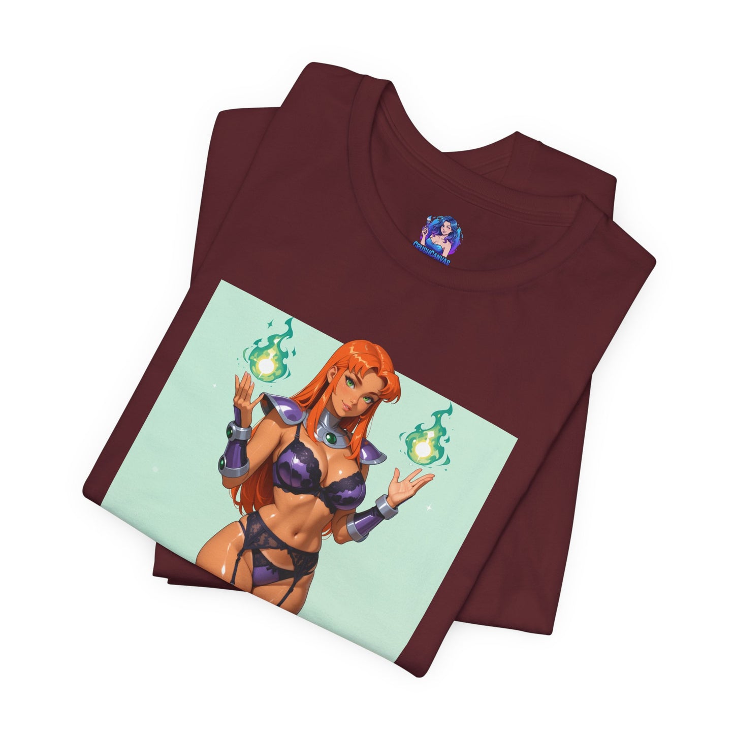 Starfire-T-Shirt | DC-Heldin-Shirt für Gamer &amp; Anime-Fans | Cosmic Waifu-Shirt