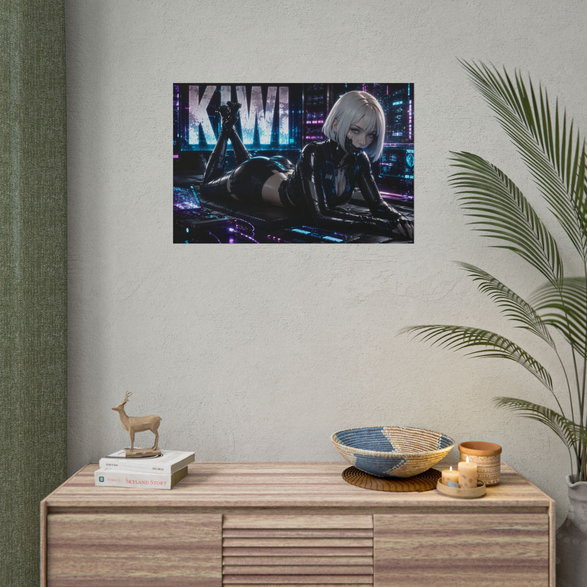Anime Room Decor Kiwi Cyberpunk Edgerunners Poster Wall Art Character Print