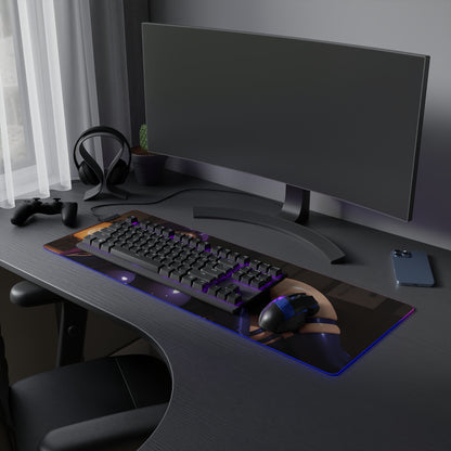 Килимок для столу Psylocke – світлодіодний RGB-підсвітка, ігровий комплект із зображенням дівчини з аніме Вайфу