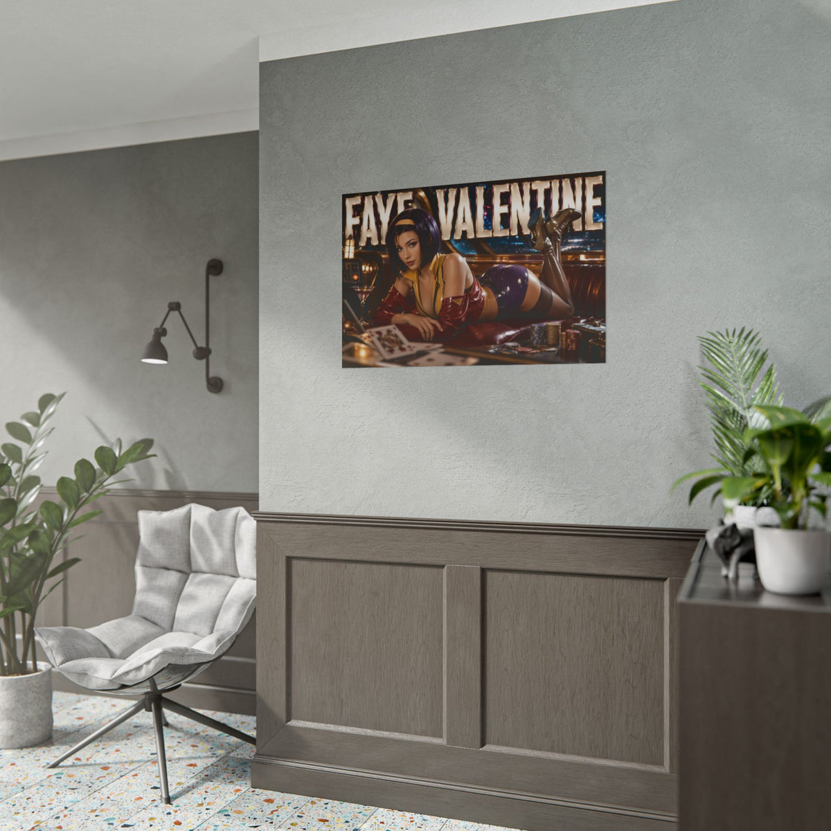 Anime Room Decor Faye Valentine Cowboy Bebop Poster Wall Art Character Print