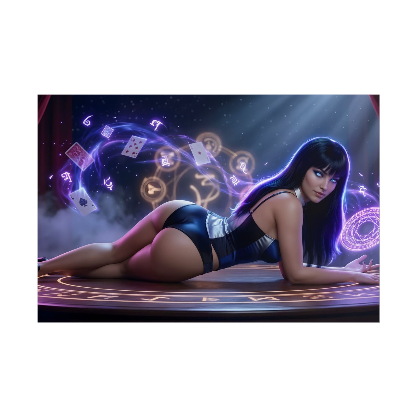 Zatanna Poster, DC Comics Art Print, Magic Wall Art