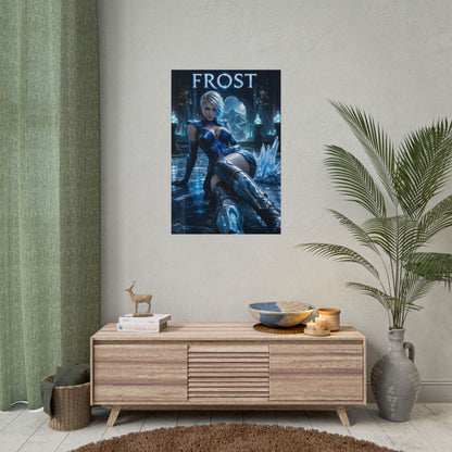 Frost Mortal Kombat Poster MK Gaming Wall Art Print Decor