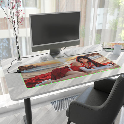 Килимок для столу Sailor Mars – світлодіодний RGB-підкладка, елегантна конфігурація дівчини з аніме Вайфу