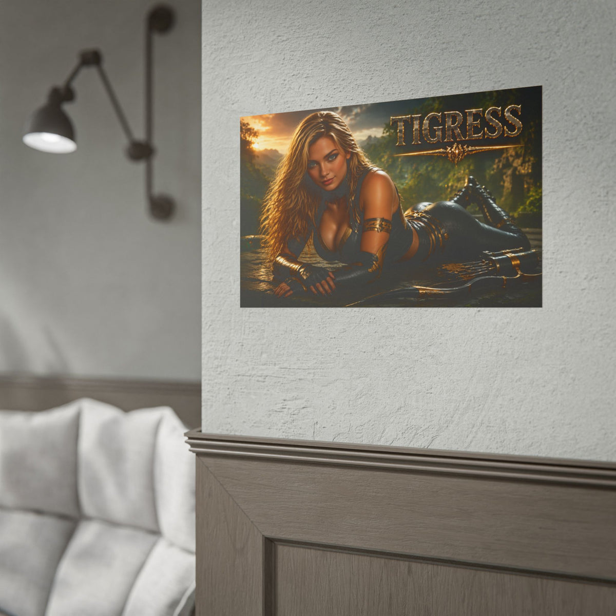 Collector Room Decor Tigress Comic Poster Character Wall Art Gift Print