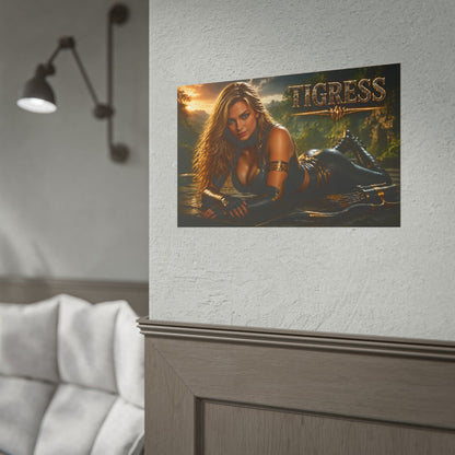 Collector Room Decor Tigress Comic Poster Character Wall Art Gift Print