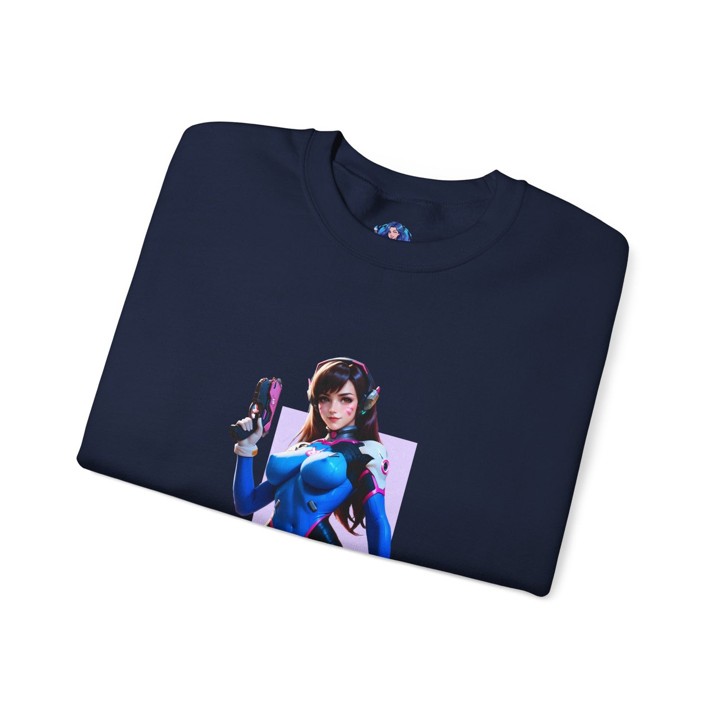 D.Va Sweatshirt, Overwatch Rundhalsausschnitt, Gemütliche Gamer-Streetwear für Fans und Sammler