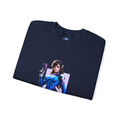 D.Va Sweatshirt, Overwatch Rundhalsausschnitt, Gemütliche Gamer-Streetwear für Fans und Sammler