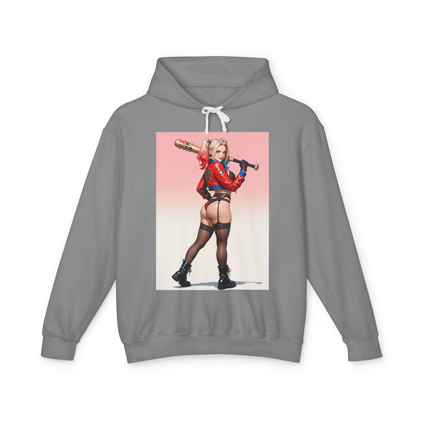 Harley Quinn Hoodie | Gothic Gotham Hoodie für DC-Fans | Waifu Villain Pullover