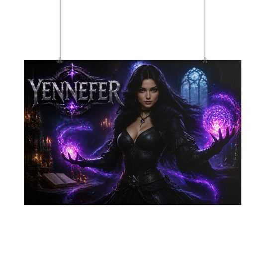 Yennefer Character Poster The Witcher Fantasy Room Wall Decor Collectible Art
