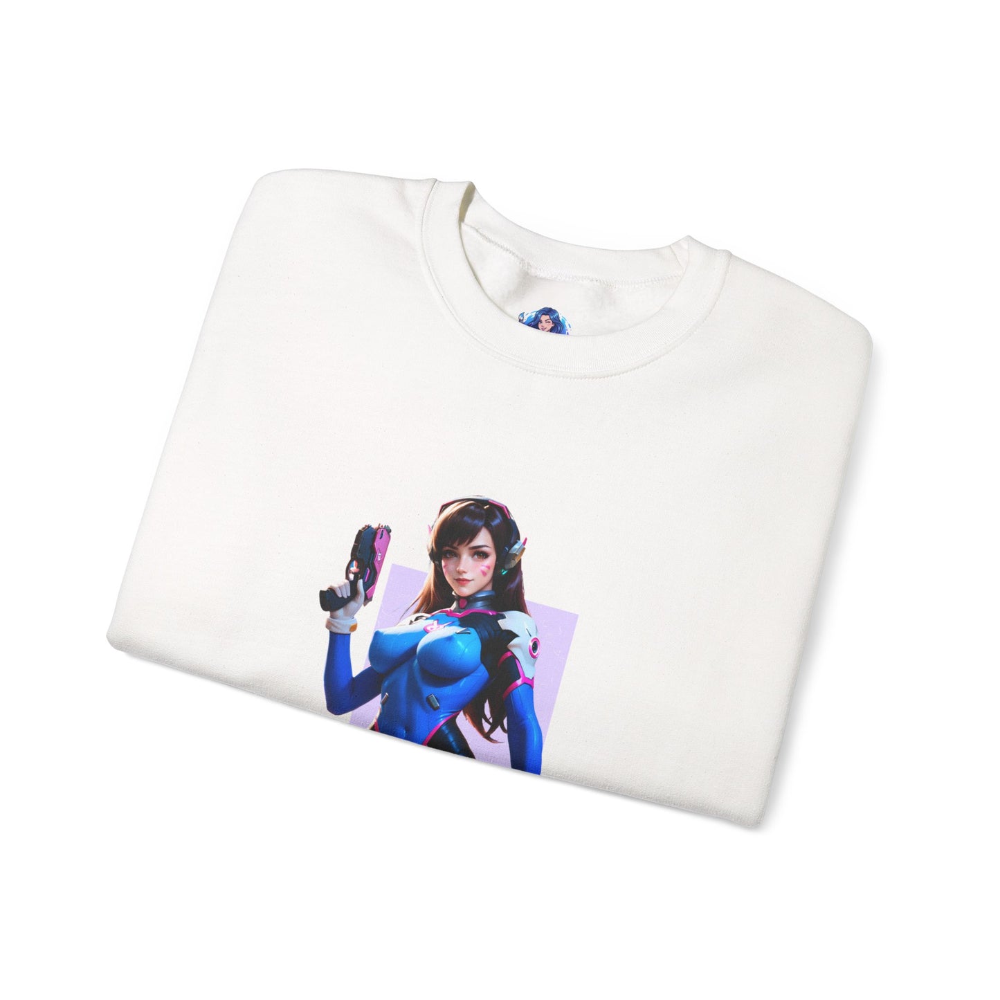 D.Va Sweatshirt, Overwatch Rundhalsausschnitt, Gemütliche Gamer-Streetwear für Fans und Sammler