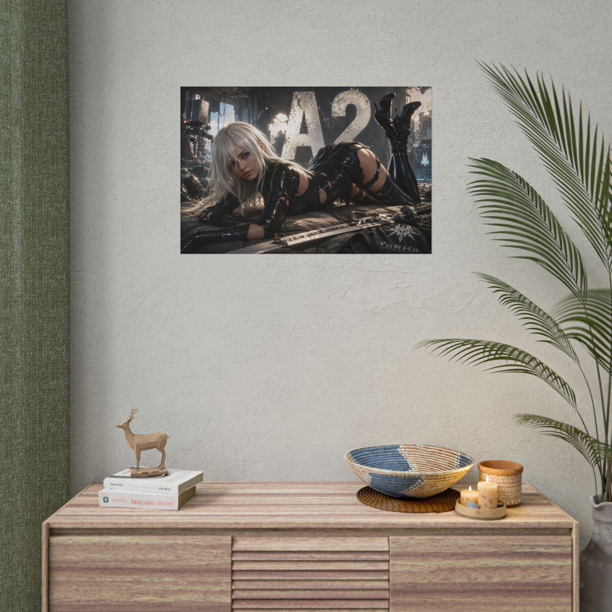 Game Room Decor A2 NieR Poster Gaming Wall Art Character Print Collectible Print