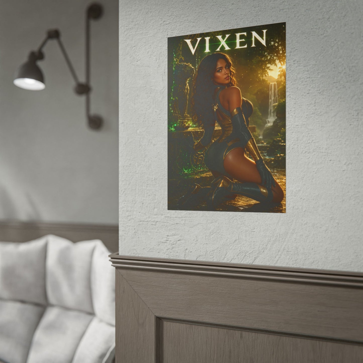 Vixen Poster, DC Comics Wall Art, Superhero Print, Fantasy Decor