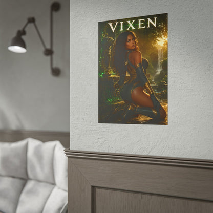 Vixen Poster, DC Comics Wall Art, Superhero Print, Fantasy Decor