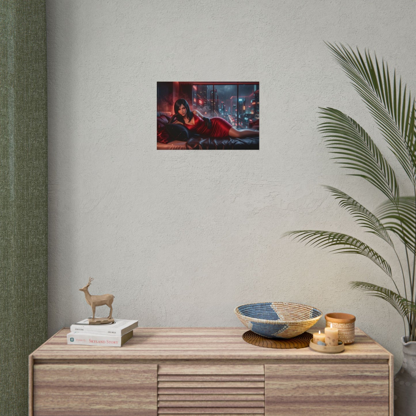 Ada Wong Poster, Resident Evil Wall Art, Gaming Poster, Room Decor