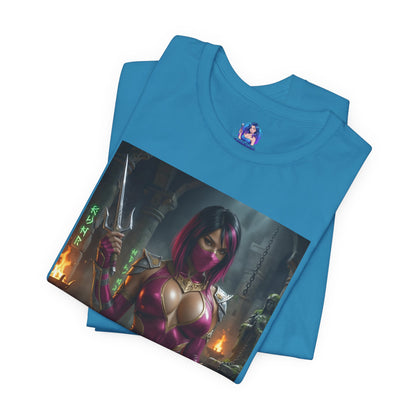 Mileena Mortal Kombat T-Shirt | Kampfspiel-Shirt für Gamer &amp; Anime-Fans