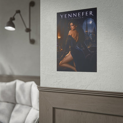 Yennefer Poster, The Witcher Wall Art, Fantasy Art Print, Room Decor