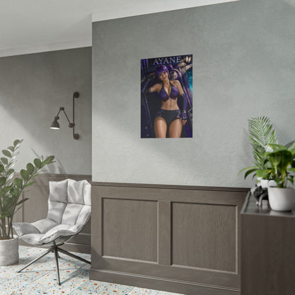 Gaming Wall Art Ayane Dead or Alive Poster Bedroom Game Room Decor Art Print