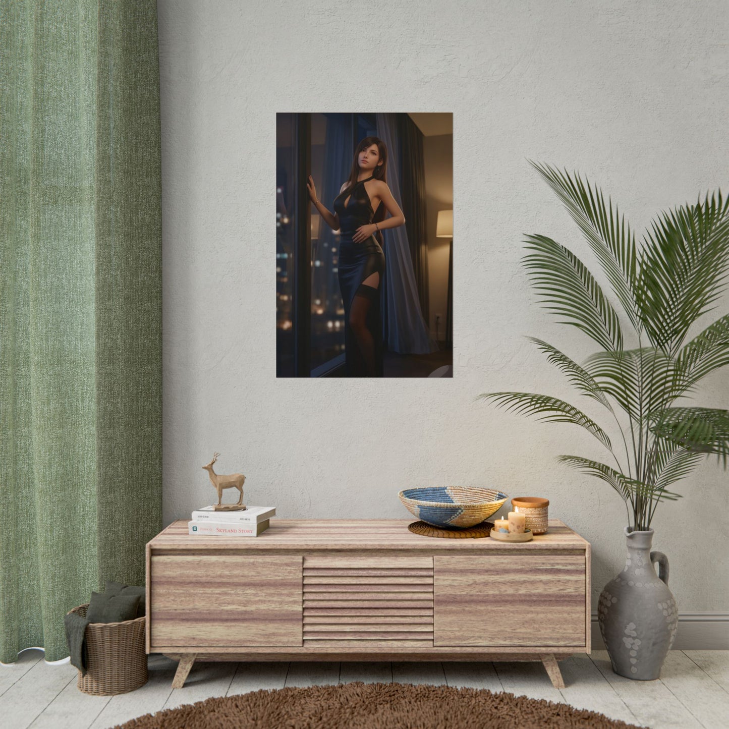 Tifa Lockhart Poster – Final Fantasy Wall Art Print, Classic RPG Decor