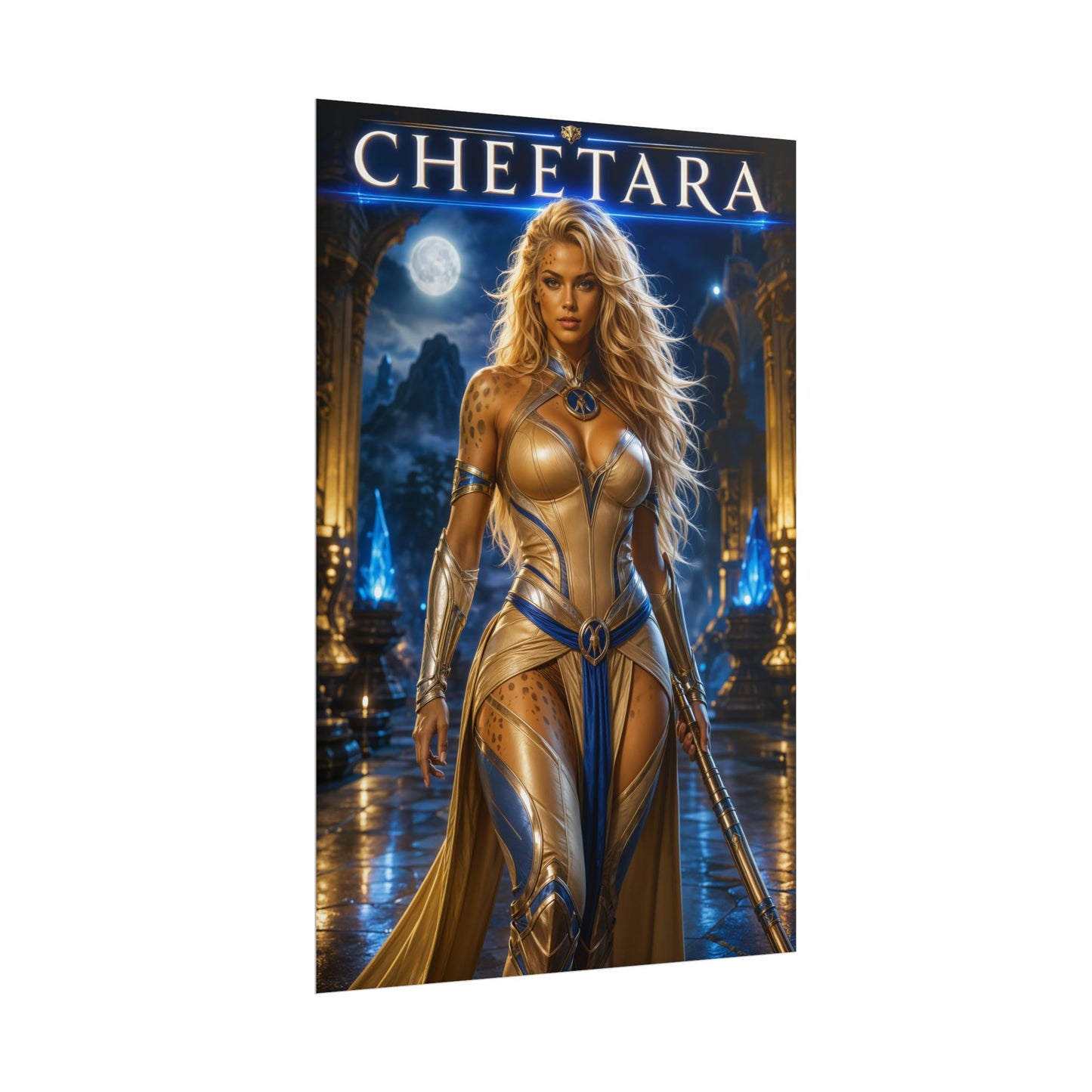ThunderCats Cheetara Poster Cartoon Fantasy Wall Art Print