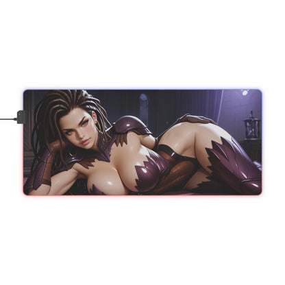 Килимок для столу Сари Керріган – світлодіодний RGB-підсвітлювальний килимок, ігровий комплект із зображенням дівчини з аніме Вайфу