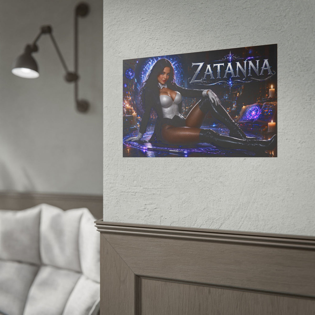 Comic Wall Art Zatanna Poster Heroine Room Decor Collectible Character Print