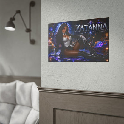 Comic Wall Art Zatanna Poster Heroine Room Decor Collectible Character Print