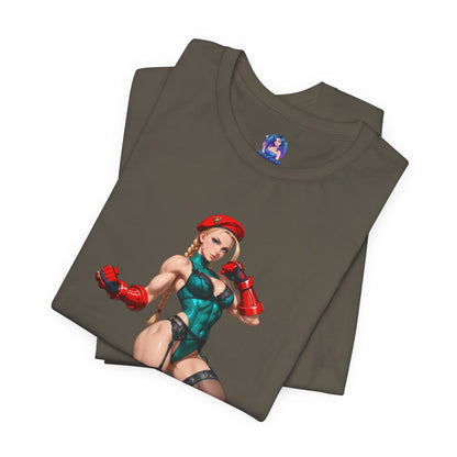 Cammy White T-Shirt | Street Fighter T-Shirt für Gamer &amp; Anime-Fans | Waifu-Grafik-Shirt