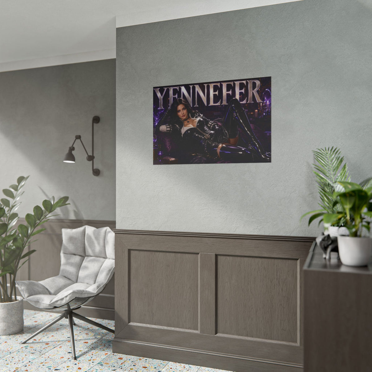 Yennefer of Vengerberg Poster The Witcher Gaming Wall Art Character Room Decor