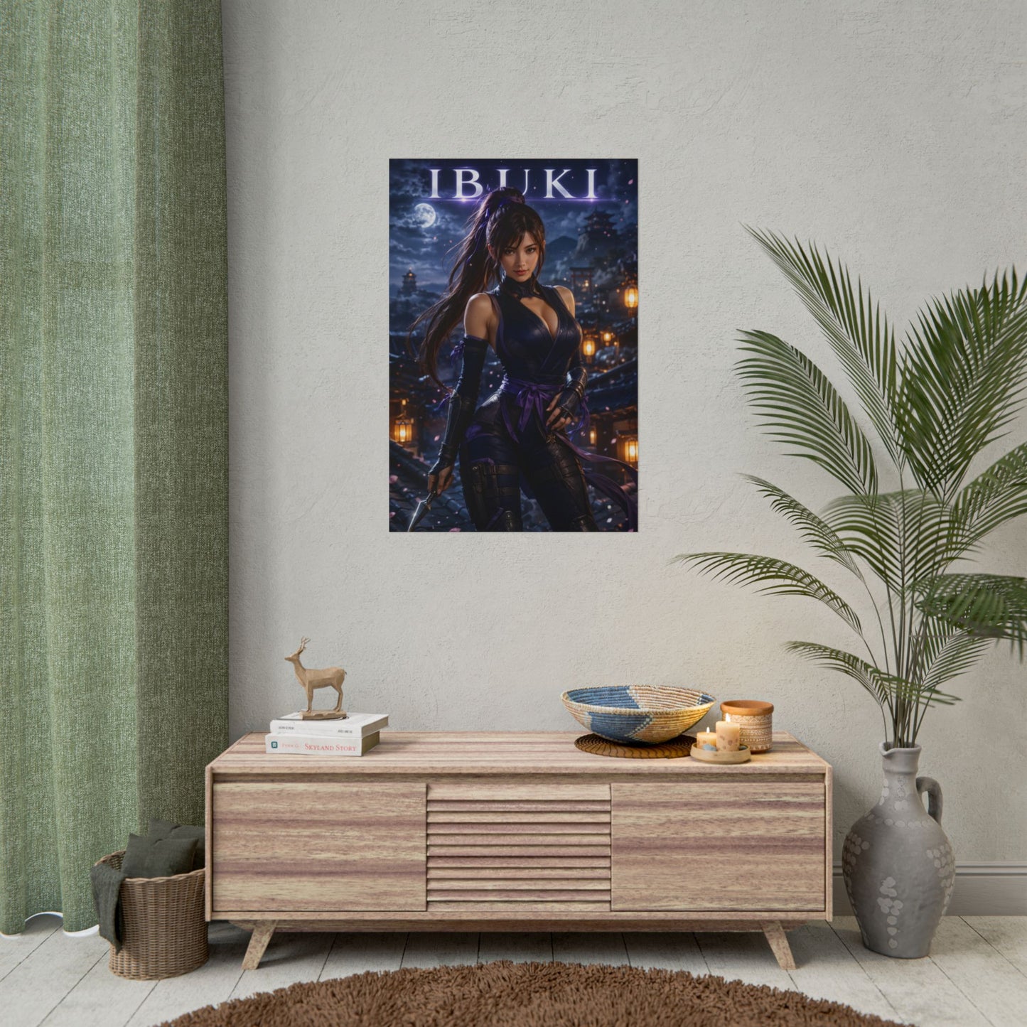 Ibuki Street Fighter Poster Capcom Gaming Wall Art Print Decor