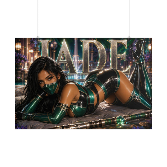 Jade Mortal Kombat Poster Gaming Wall Art Gamer Room Decor Collectible Print
