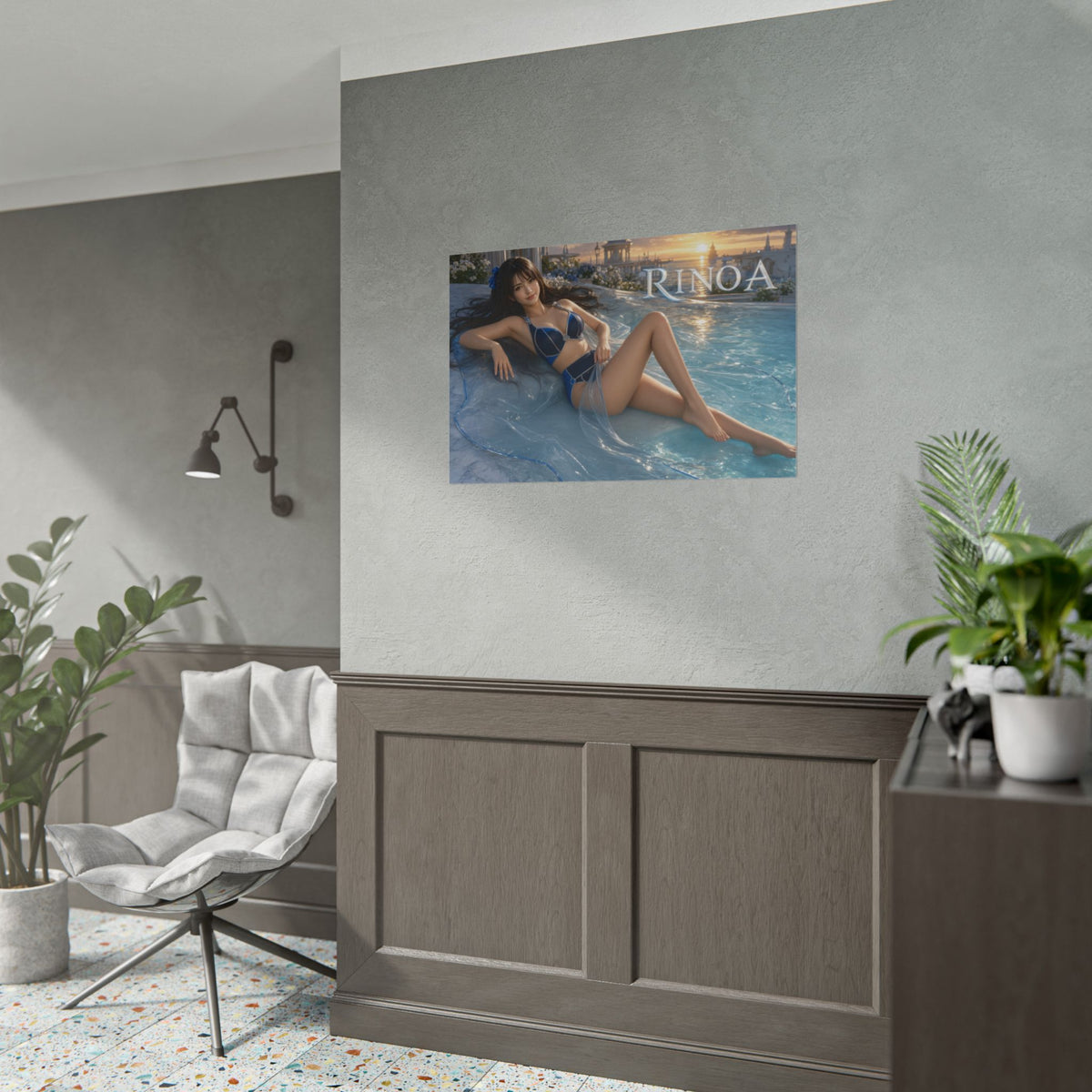 Fantasy Wall Art Rinoa Heartilly Poster Room Decor Collector Gift Art Print