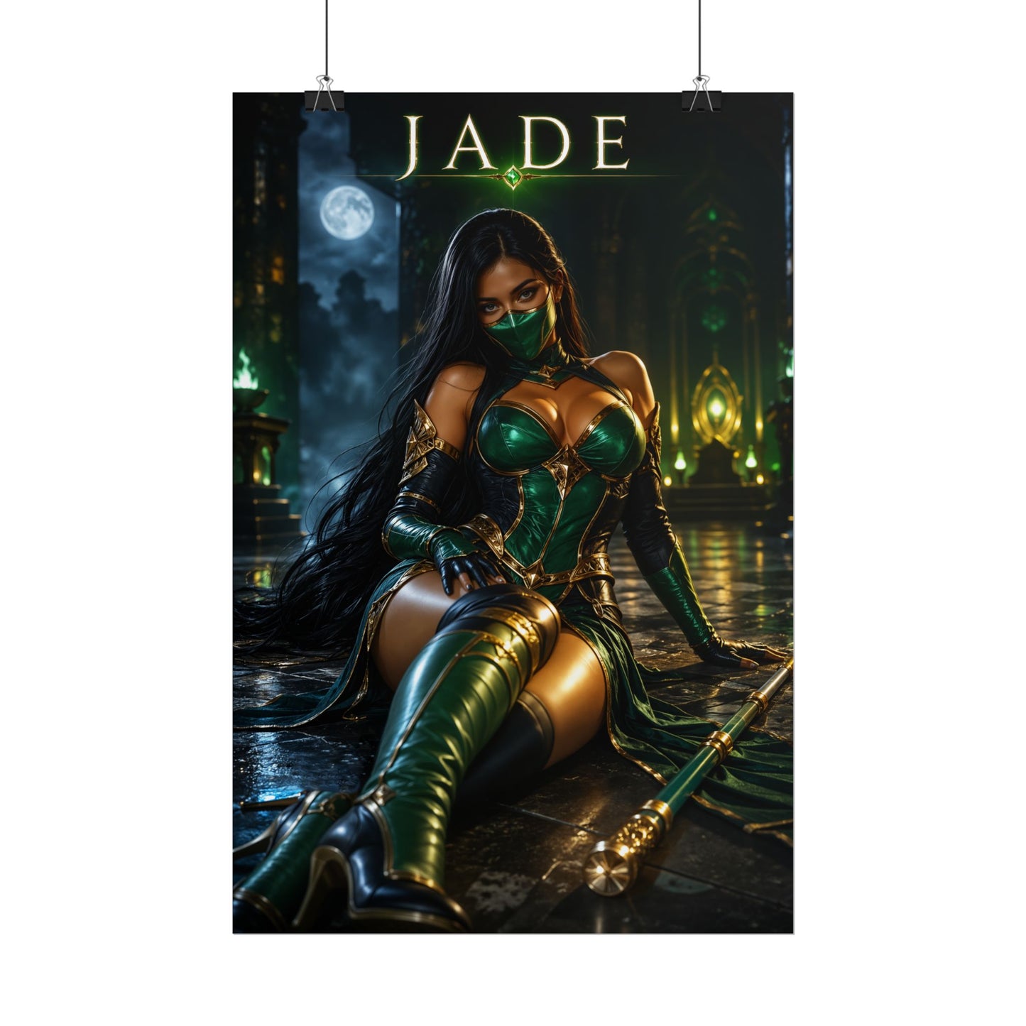 Mortal Kombat Jade Poster Fighting Game Wall Art Print Decor