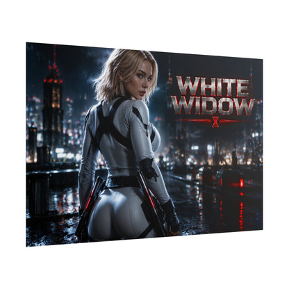 White Widow Comic Poster Character Wall Art Collector Room Decor Art Print
