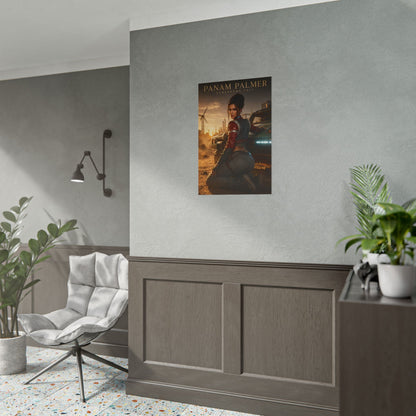 Panam Palmer Poster, Cyberpunk 2077 Wall Art, Gaming Print, Gamer Decor