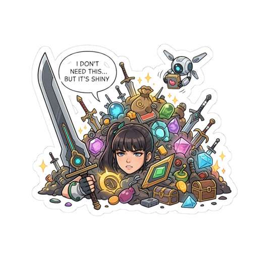 Eve Stellar Blade Aufkleber – Futuristischer Vinylaufkleber für Laptops, Notizbücher &amp; Ausrüstung