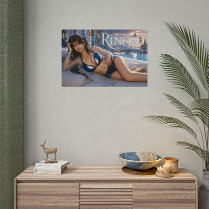 Fantasy Wall Art Rinoa Heartilly Poster Room Decor Collector Gift Art Print