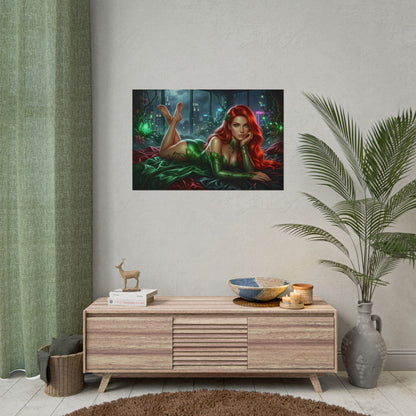 Poison Ivy Poster, Superhero Wall Art, Fantasy Print, Room Decor