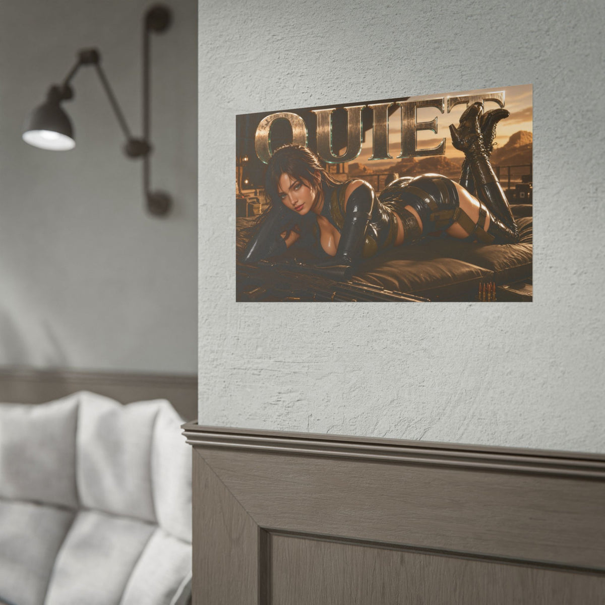 Gaming Wall Art Quiet Metal Gear Poster Game Room Decor Gamer Gift Print