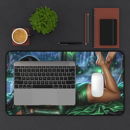 Mortal Kombat Mouse Pad, Jade Desk Mat, Gamer Gift XXL