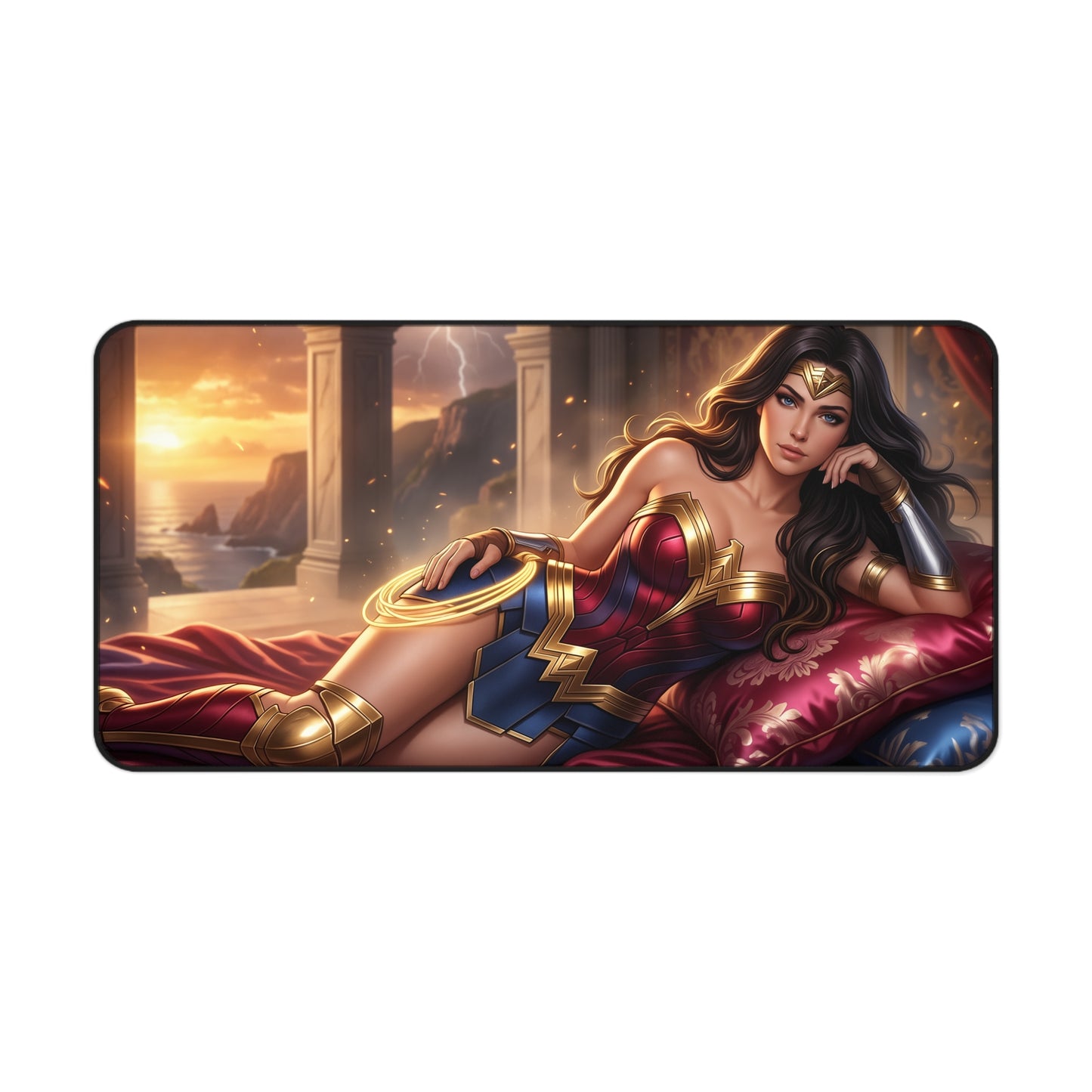 DC Comics Mouse Pad, Wonder Woman Desk Mat, Large Pad