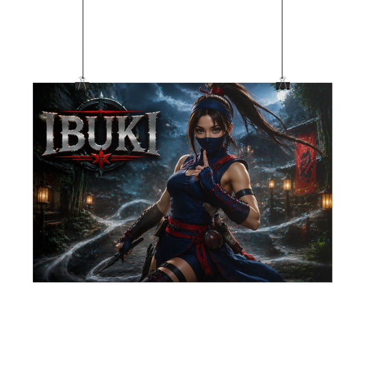 Gaming Wall Art Ibuki Poster Game Room Decor Gamer Gift Art Print