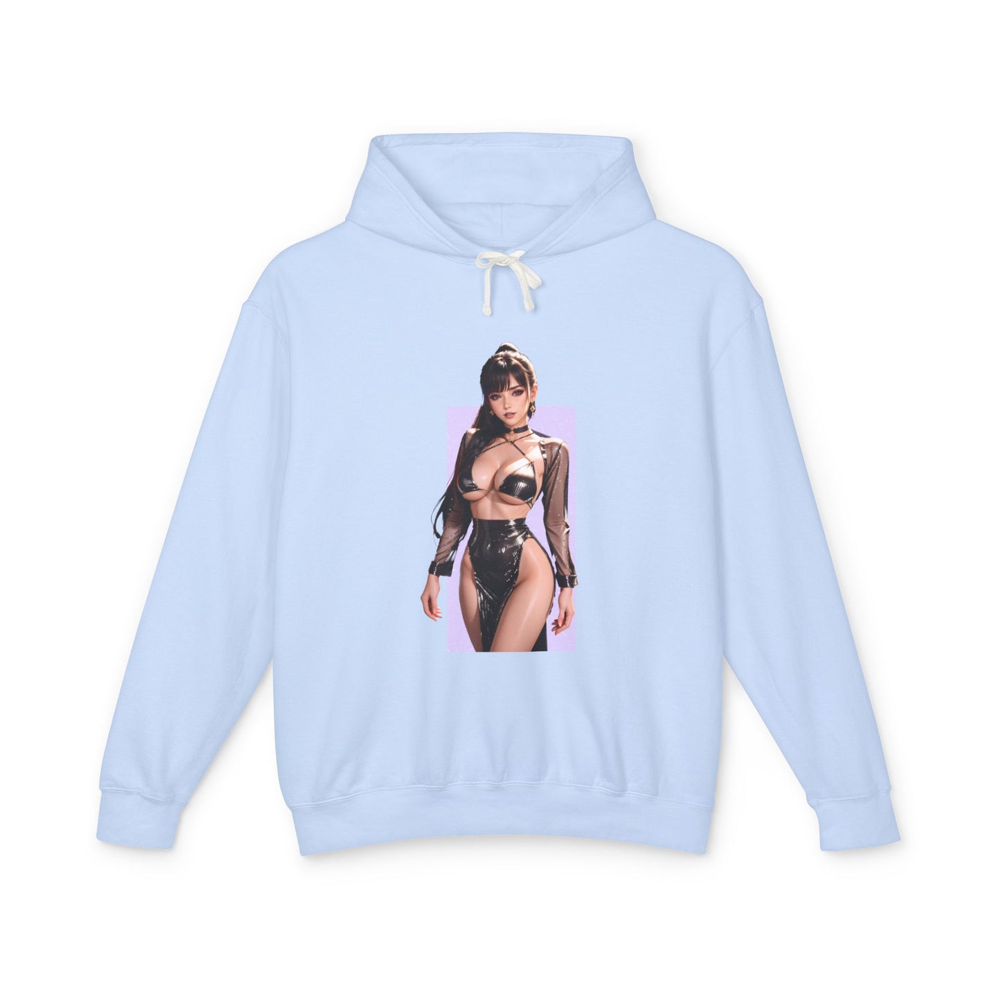 Худі Eve | Худі з науково-фантастичною героїнею | Пуловер з аніме-кібервоїном