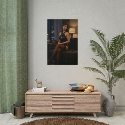 Tifa Lockhart Poster – Final Fantasy Wall Art Print, Iconic RPG Heroine Decor